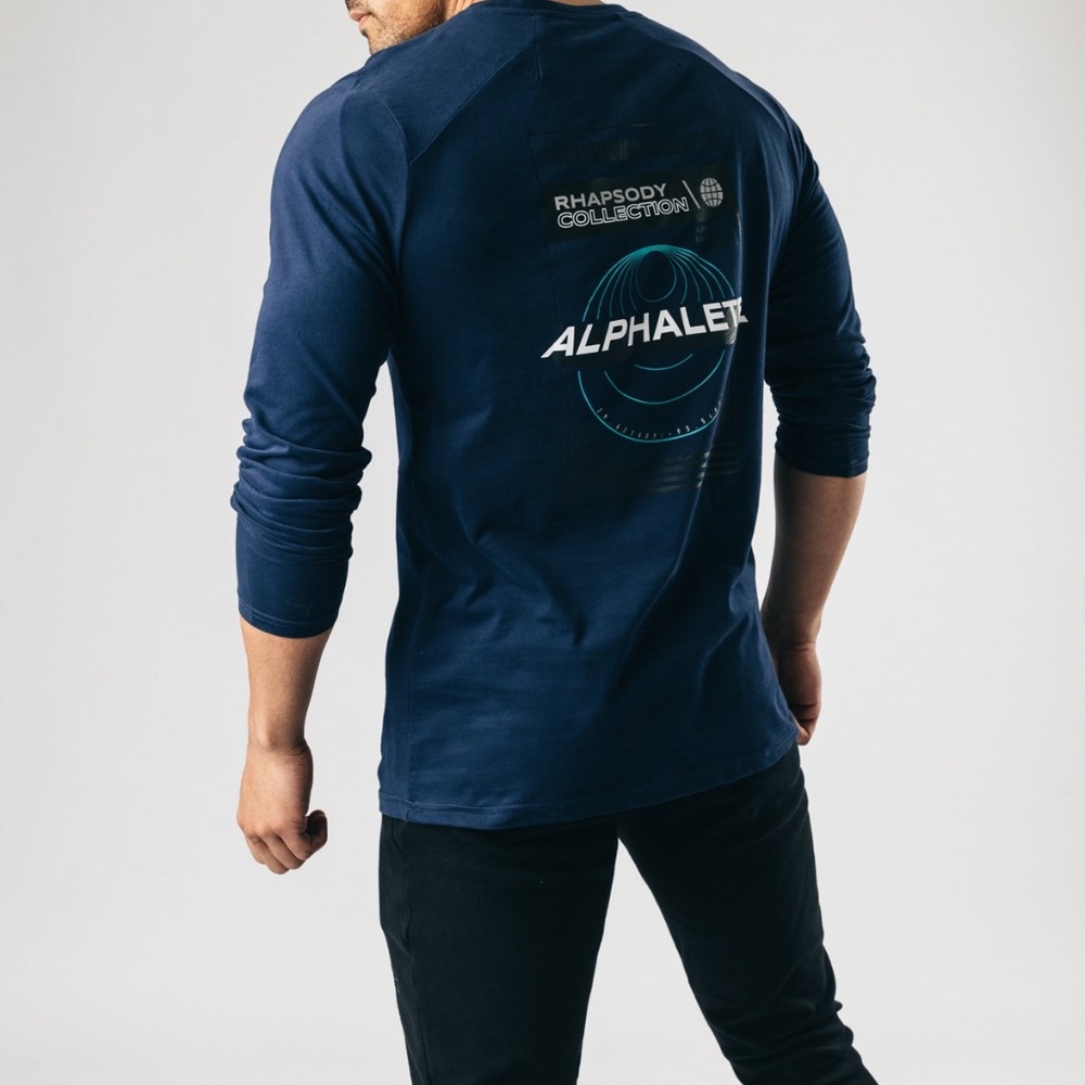 Alphalete Rhapsody Retro Long Sleeve - Oasis - Small - NWT